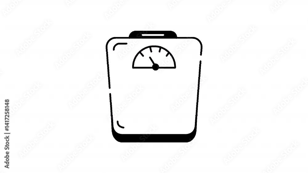 Weight Scale Animation Icon Weight Scale Animation Icon