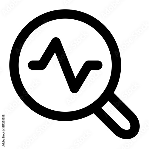 analytic icon for illustration