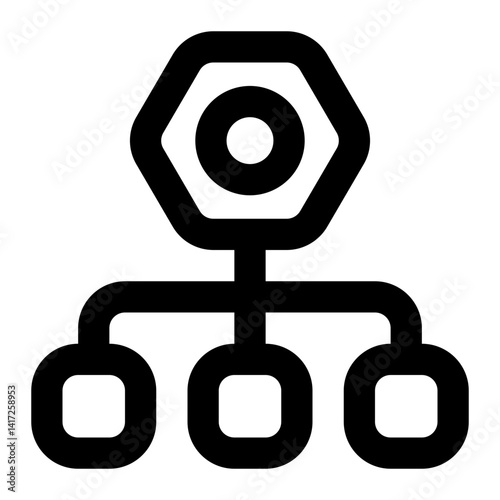 Oganization icon for illustration