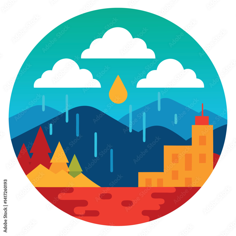 Naklejka premium A high-quality eye catching-image of a vibrant 