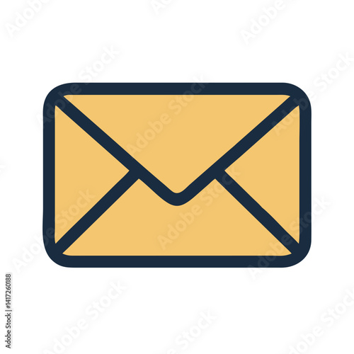 Free Download Email icon with outline, symbol for messaging, sending - GFXLoad