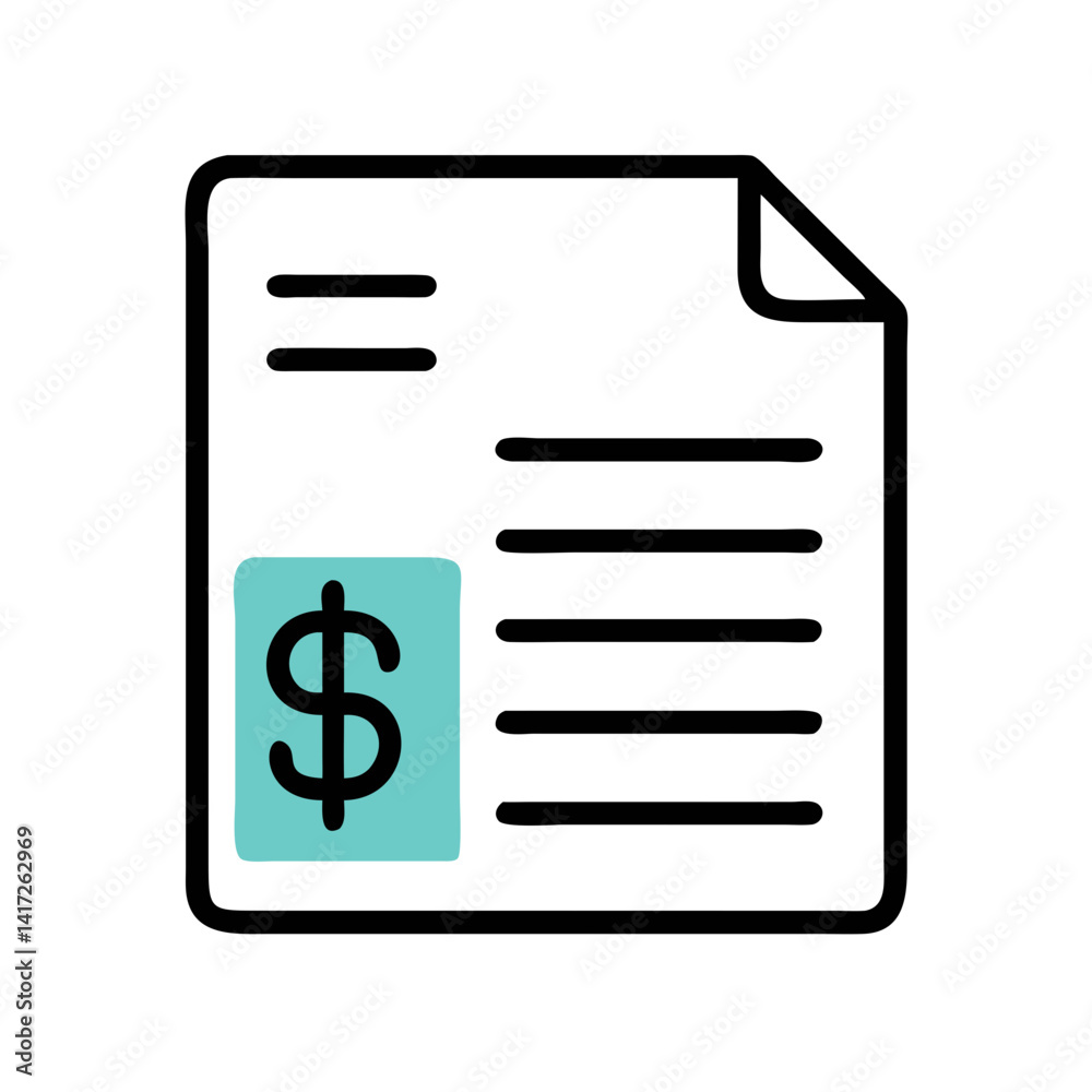 Dollar Sign Icon isolated on black background. Dollar Sign Icon isolated on black background.