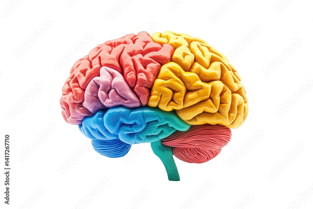 A colorful 3D human brain model helps unlock the mysteries of cognition and neural networks A colorful 3D human brain model helps unlock the mysteries of cognition and neural networks