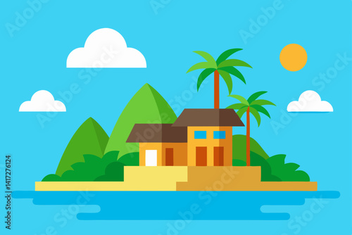 house on the beach