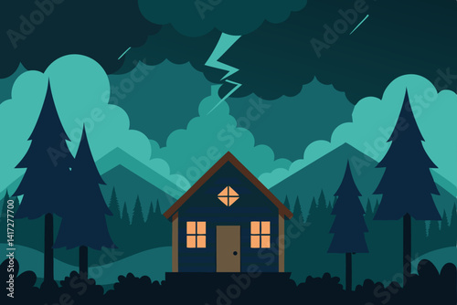 house in the woods