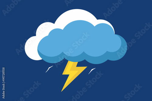 Anime Storm Clouds Gather With Electric Energy Display