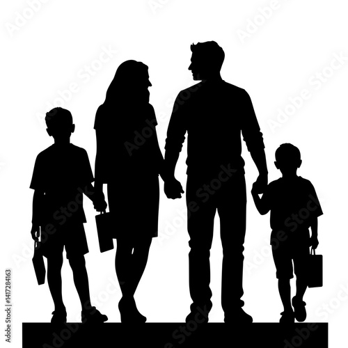 Parents saving for college with children, financial planning