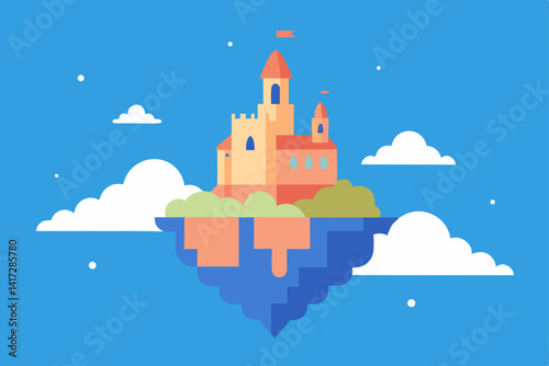 castle-in-the-clouds---surreal-anime-landscape