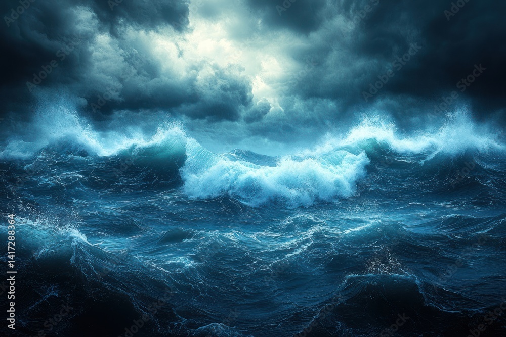 Stormy ocean waves (1) Stormy ocean waves (1)