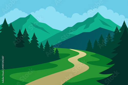 forest-trail-winding-through-mountains---anime-aes