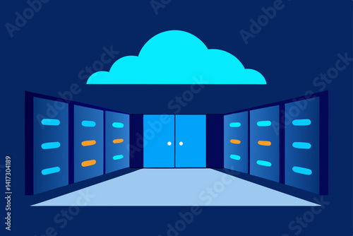 cloud-storage-room-with-led-panels