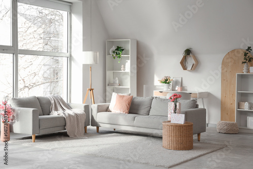 Interior of living room dec...
