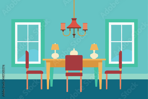 cozy-home-dining-room-with-chandelier