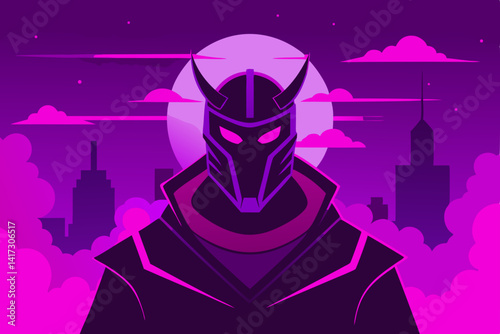 cyber-samurai-in-neon-fog---anime-aesthetic