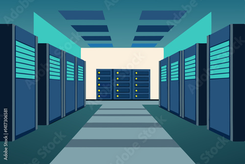 data-center-interior-with-racks-of-servers room