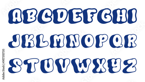 patterned alphabet set