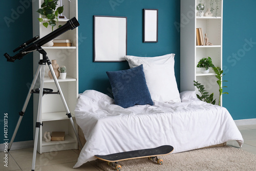 Interior of teenager's room...