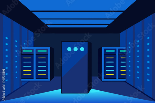 high-security-server-room-with-blue-lights