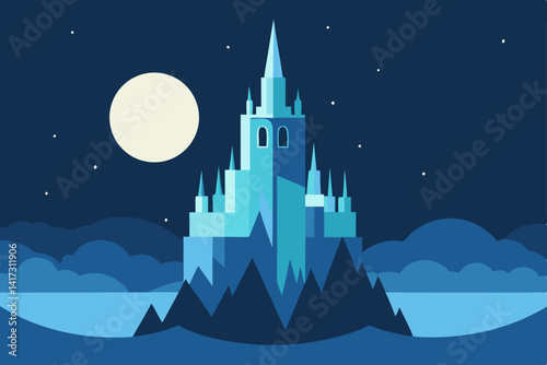 ice-castle-under-full-moon---anime-fantasy 