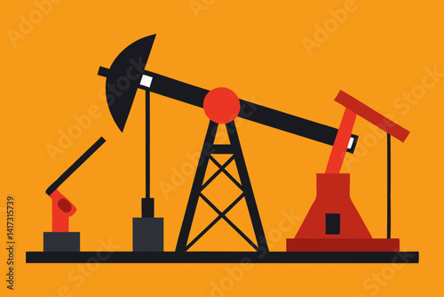oil-industry-drilling-machine-silhouette