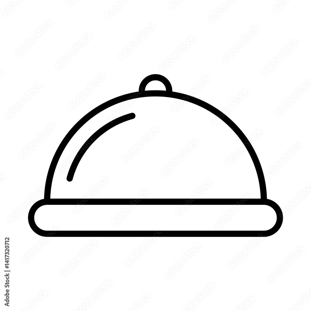 Obraz premium room service, hotel service icon