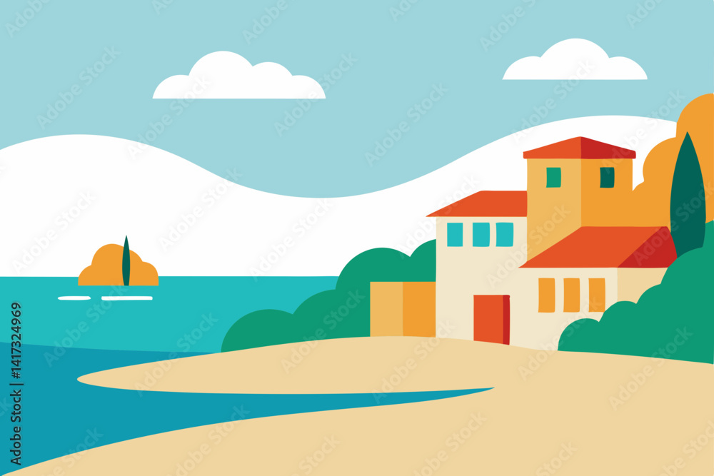 vector illustration of a house vector illustration of a house
