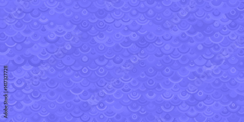 Vector blue scale snake pattern. Blue dragon scale. Fish texture. Blue skin background of reptile mermaid lizard. Oriental monster skin print.