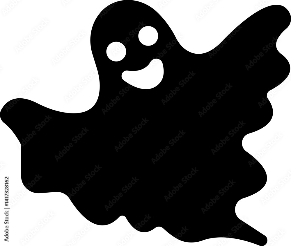 Halloween Ghosts icon of various scary in flat isolated on transparent background. Halloween Ghosts icon of various scary in flat isolated on transparent background.