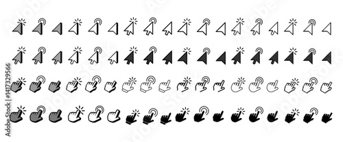 A modern mouse cursor icon, symbolizing digital interaction and navigation. Ideal for tech, user interface, website, and software design projects related to user experience and functionality.