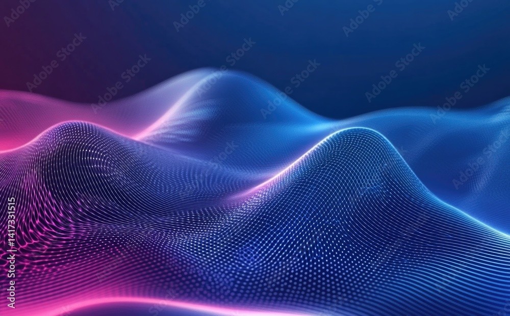 Abstract blue background with a gradient, blurred lines, and a glowing effect Abstract blue background with a gradient, blurred lines, and a glowing effect