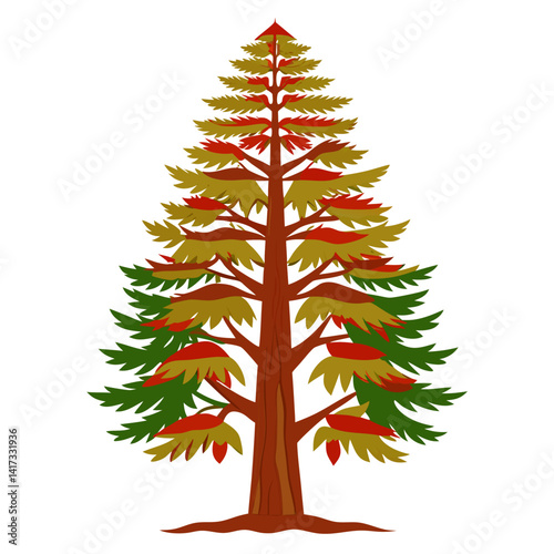  Vivid European Larch Tree Artwork