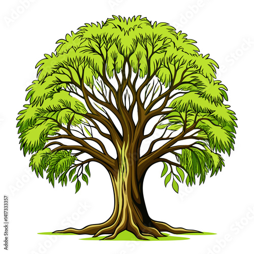  Stylish Hackberry Tree Vector Design