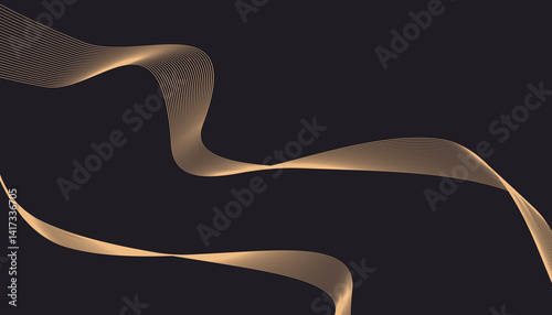 Interpolated wavy line background