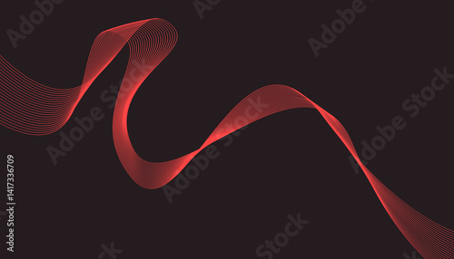 Interpolated wavy line background