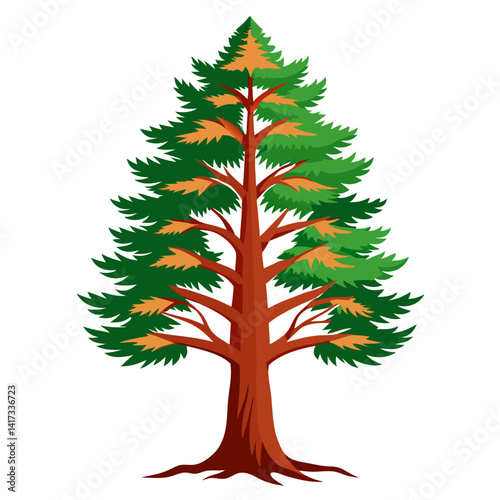  Aesthetic Larch Tree Illustration Design