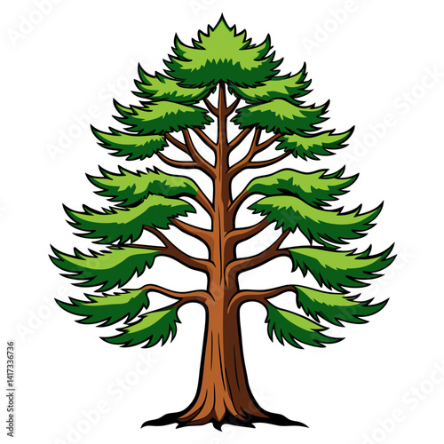  Charming Larch Tree Illustration Art