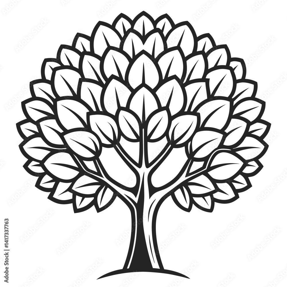 Obraz premium Charming Macadamia Nut Tree Artwork