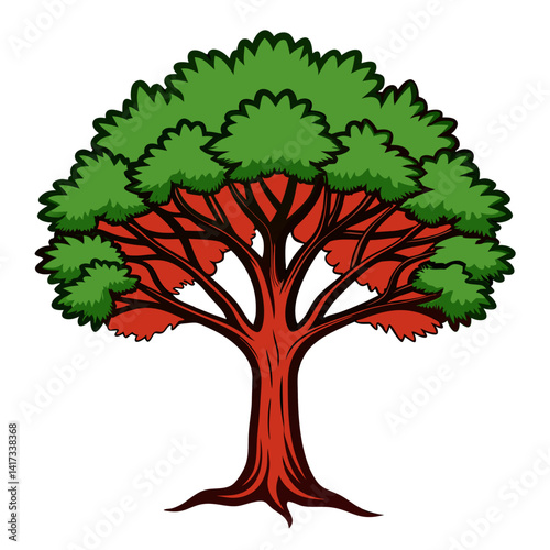  Bold Illustration of Maqui Tree Design