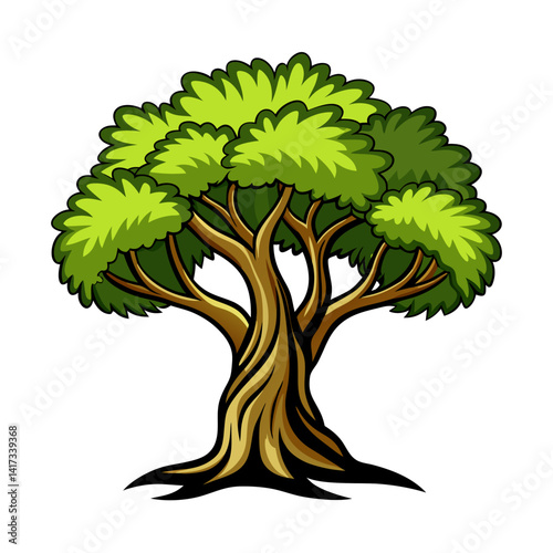 Creative Illustration of Olive Tree