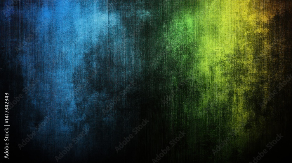 Obraz premium Dark, textured backdrop with vibrant streaks of color.