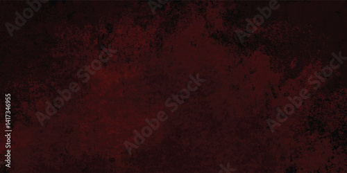 Cracked Red Grunge Background with Bold Artistic Texture

