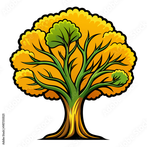  Bold Illustration of Poplar Tree