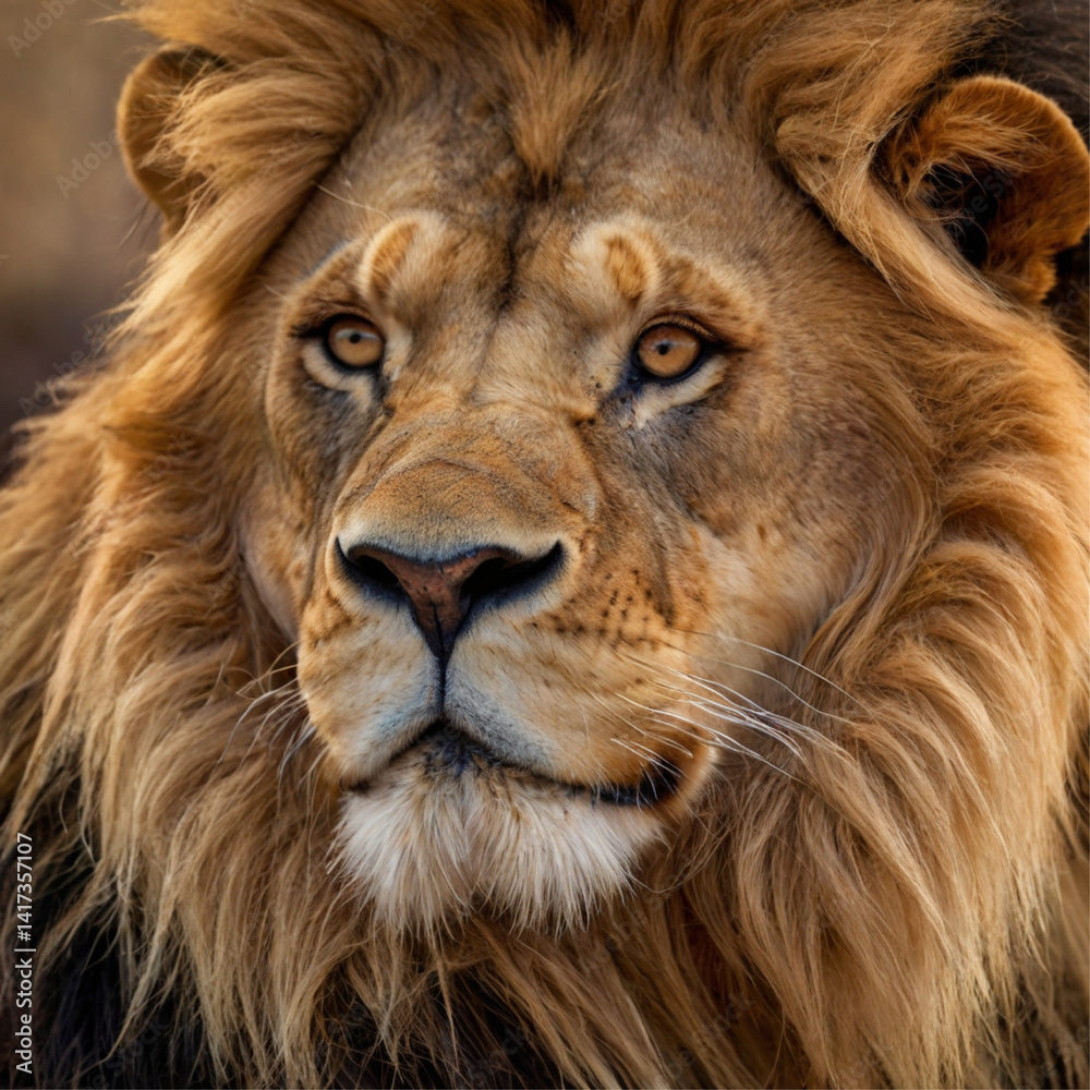 Fototapeta premium Potrait of lion