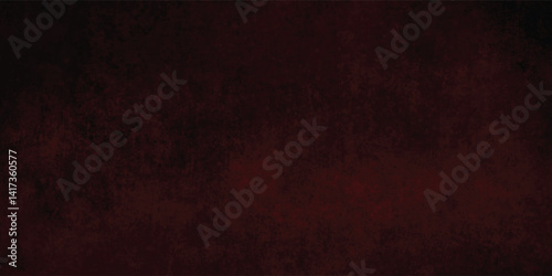 Vintage Red and Black Painted Background with Gritty Feel


