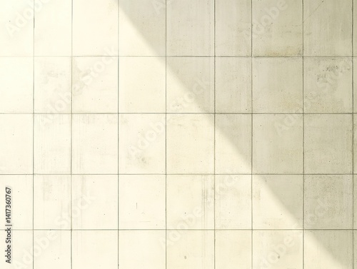 Off-White Background with 12-Column Grid Lines in 5% Grey, Hidden Geometric Alignment Guides in Margins, Business Presentation Ready