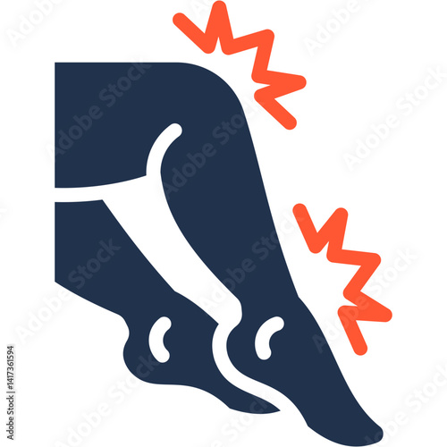 Leg Cramp Icon