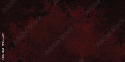 Faded Red and Black Painted Surface with Texture Noise

