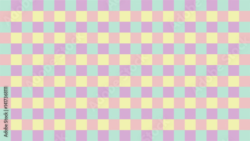Blend tradition and modernity effortlessly with gingham pastel wallpaper backgrounds.