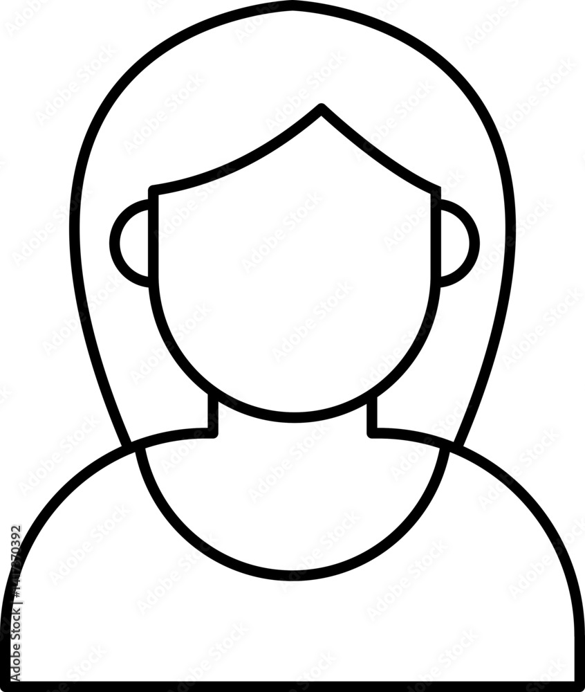 Female Plumber Vector Icon Stock Illustration Female Plumber Vector Icon Stock Illustration