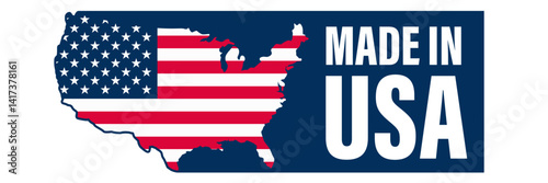 made in usa banner. made in usa